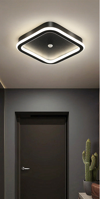 Hjemix | MotionGlide PIR Bevegelsessensor LED Taklampe | Smart Belysning | Energisparende | Perfekt for Gang & Bad
