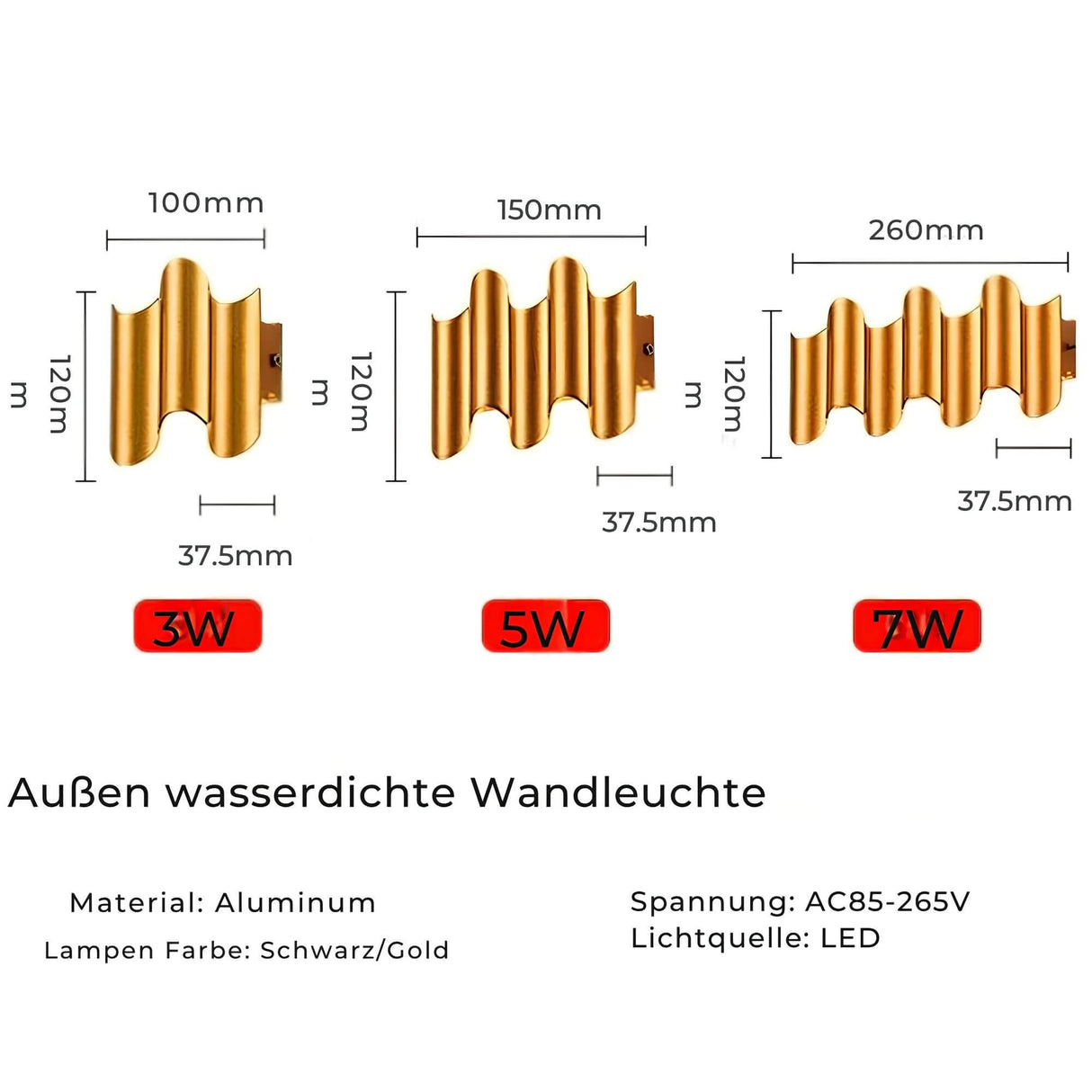 Hjemix | Aluminium Vegglampe