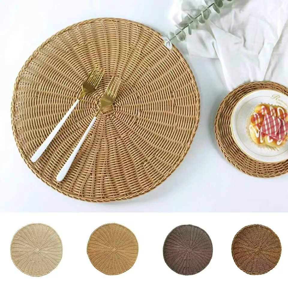 Hjemix | 6 Dels Rattan Bordsett