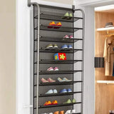 Hjemix | 10 Tier Over The Door Sko Rack Organizer
