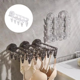 Hjemix | Sugkop sammenleggbart klesstativ med klips