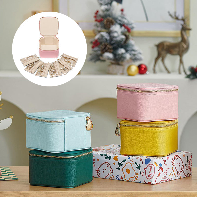 Hjemix | Lær smykkeboks for reise