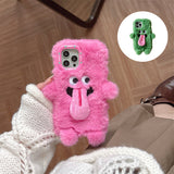Hjemix | Morsom tungsten ut plush telefonholder for iPhone
