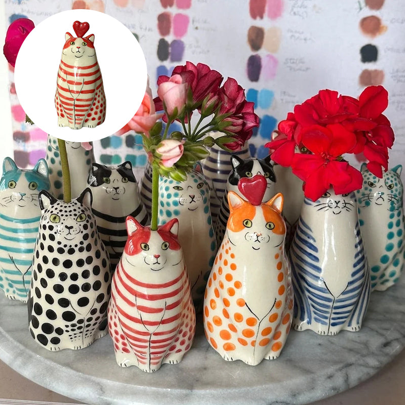 Hjemix | Dotted Cat Vase