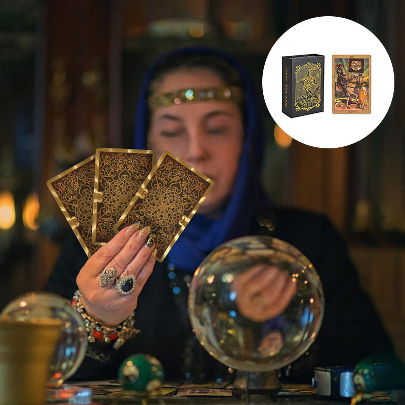 Oppdag den mystiske verden av Tarot Gold Foil Tarot