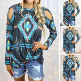 Hjemix | Trykt Langermet Crewneck Langermet T-skjorte