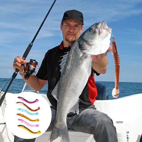 Hjemix | Nytt design Angler Dragon Hole Bait 46 seksjoner myk agn