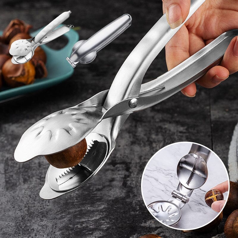 Hjemix | Rustfritt Stål Nøtt Kastanjebolle Åpner