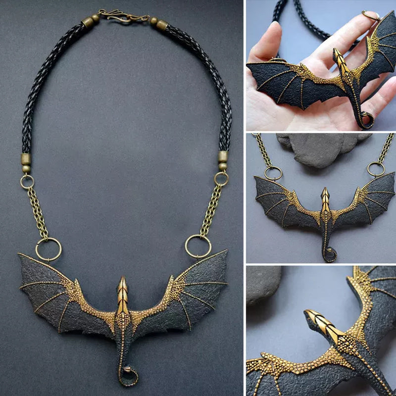 Hjemix | Flying Dragons Necklace