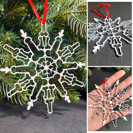 Hjemix | Morsomme Snøfnugg Ornamenter