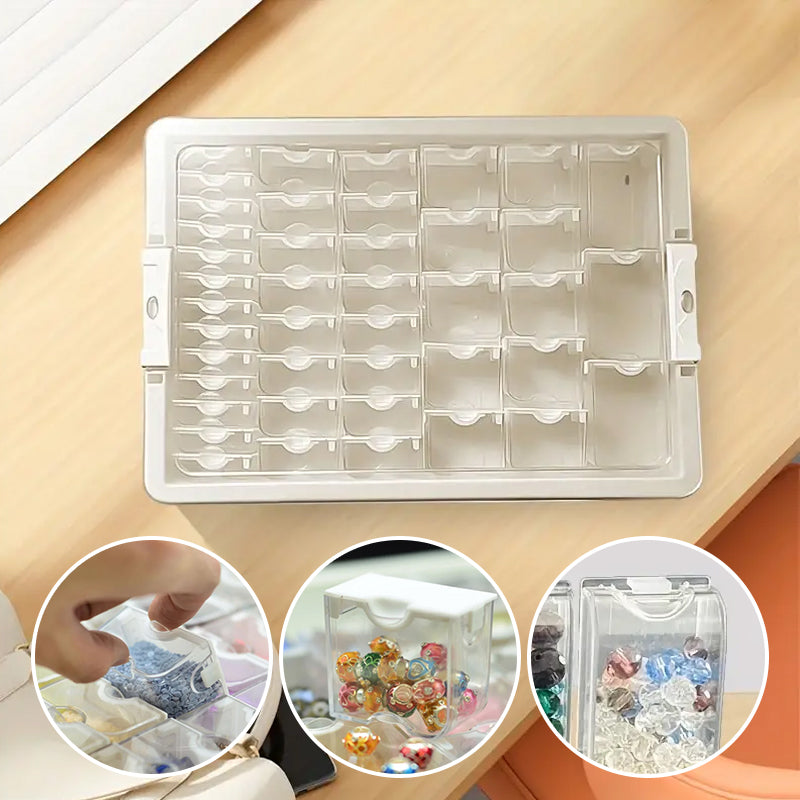 Hjemix | Nail Art Box DIY Perler Smykke Oppbevaringsboks