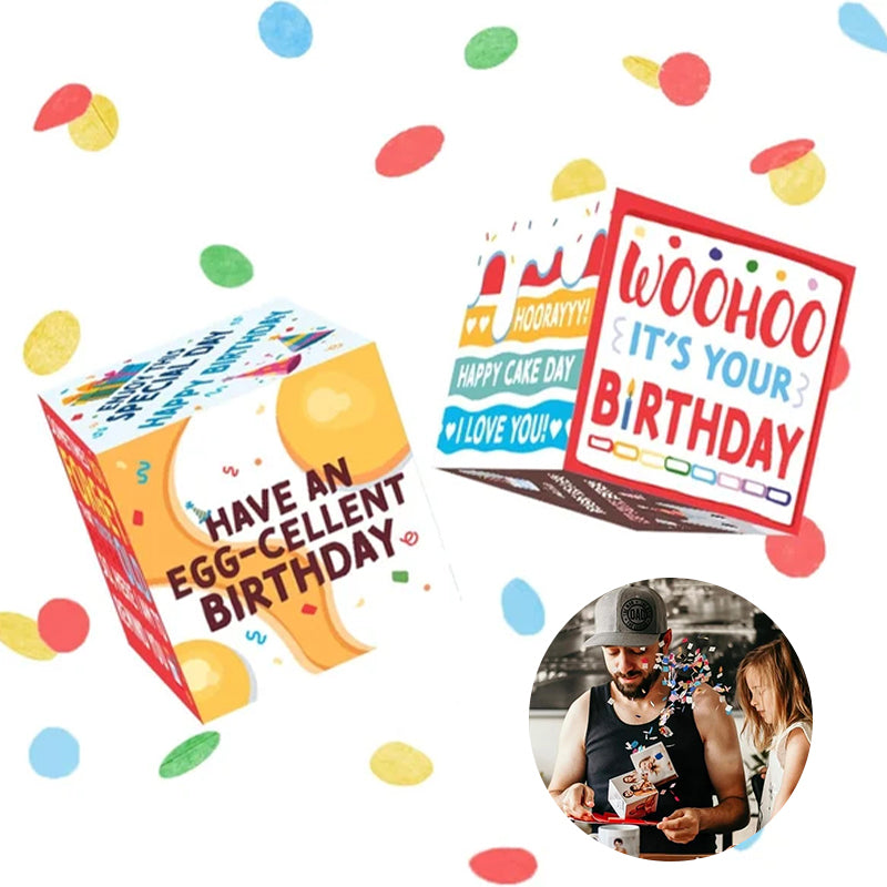 Hjemix | Pop-Up Fødselsdagsoverraskelseskort 🎂🎁