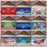 Hjemix | Snow Garage Door Banner Ornament