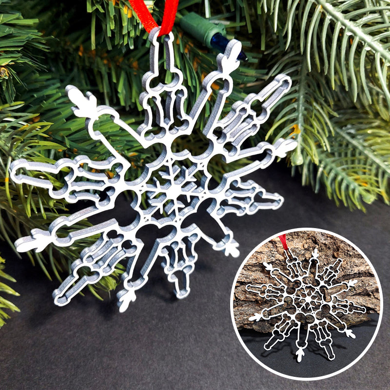 Hjemix | Morsomme Snøfnugg Ornamenter