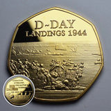 Hjemix | D-DAY LANDINGENE 1944 24kt Gull Minnemynt