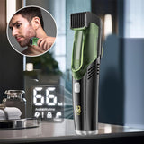 Hjemix | Vakuum skjeggklipper - 20 lengder og stiler justerbare