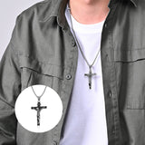 Hjemix | Titanium Steel Cross Pendant Necklace