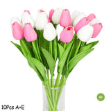 Hjemix | Fashion Tulip Künstige Blumen For vedlikeholdsfri kreativ hjemmeinnredning Blomstermisjoner For stue spisestue Nordisk Hjemdekorasjon
