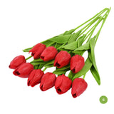 Hjemix | Fashion Tulip Künstige Blumen For vedlikeholdsfri kreativ hjemmeinnredning Blomstermisjoner For stue spisestue Nordisk Hjemdekorasjon