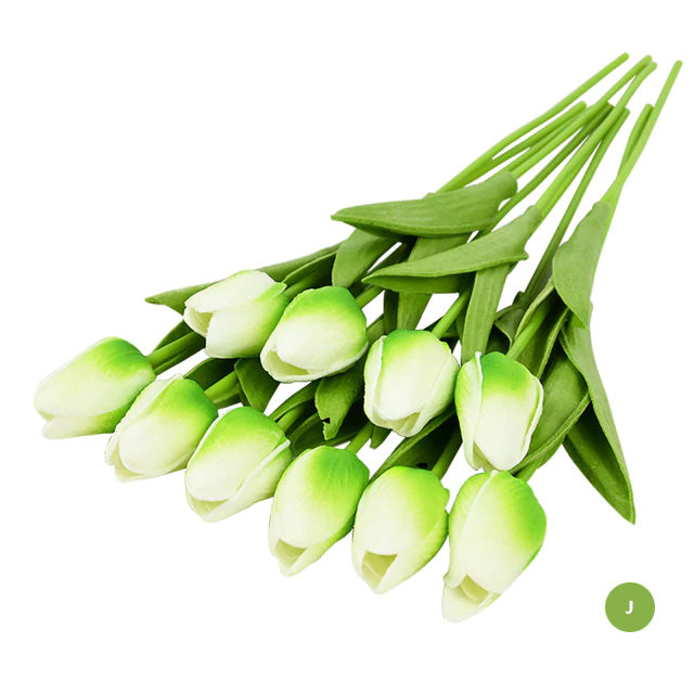 Hjemix | Fashion Tulip Künstige Blumen For vedlikeholdsfri kreativ hjemmeinnredning Blomstermisjoner For stue spisestue Nordisk Hjemdekorasjon