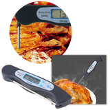 Sammenleggbart digitalt mattermometer med øyeblikkelig avlesing