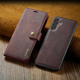 Hjemix | 2 i 1 avtagbart flip lærveske for Samsung Galaxy