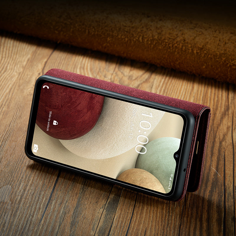 Hjemix | 2 i 1 avtagbart flip lærveske for Samsung Galaxy