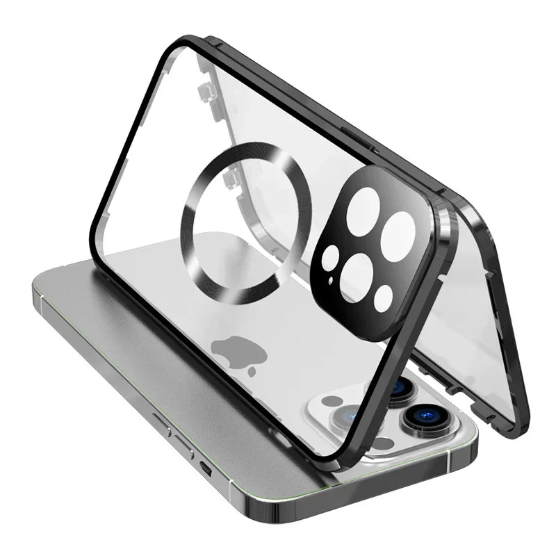 Hjemix | Full beskyttelse metallramme etui for iPhone