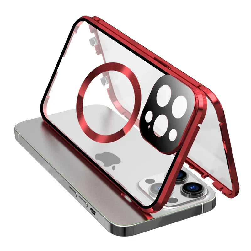 Hjemix | Full beskyttelse metallramme etui for iPhone