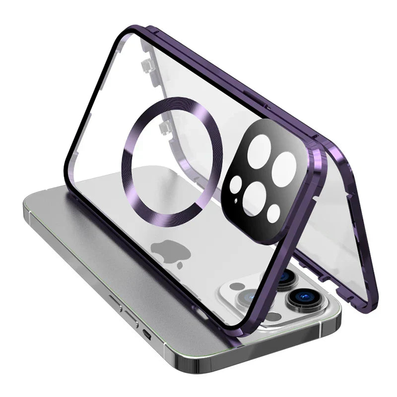 Hjemix | Full beskyttelse metallramme etui for iPhone