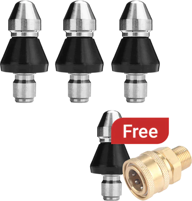 Hjemix | Verktøy for rengjøring av avløp Høytrykkmunnstykke