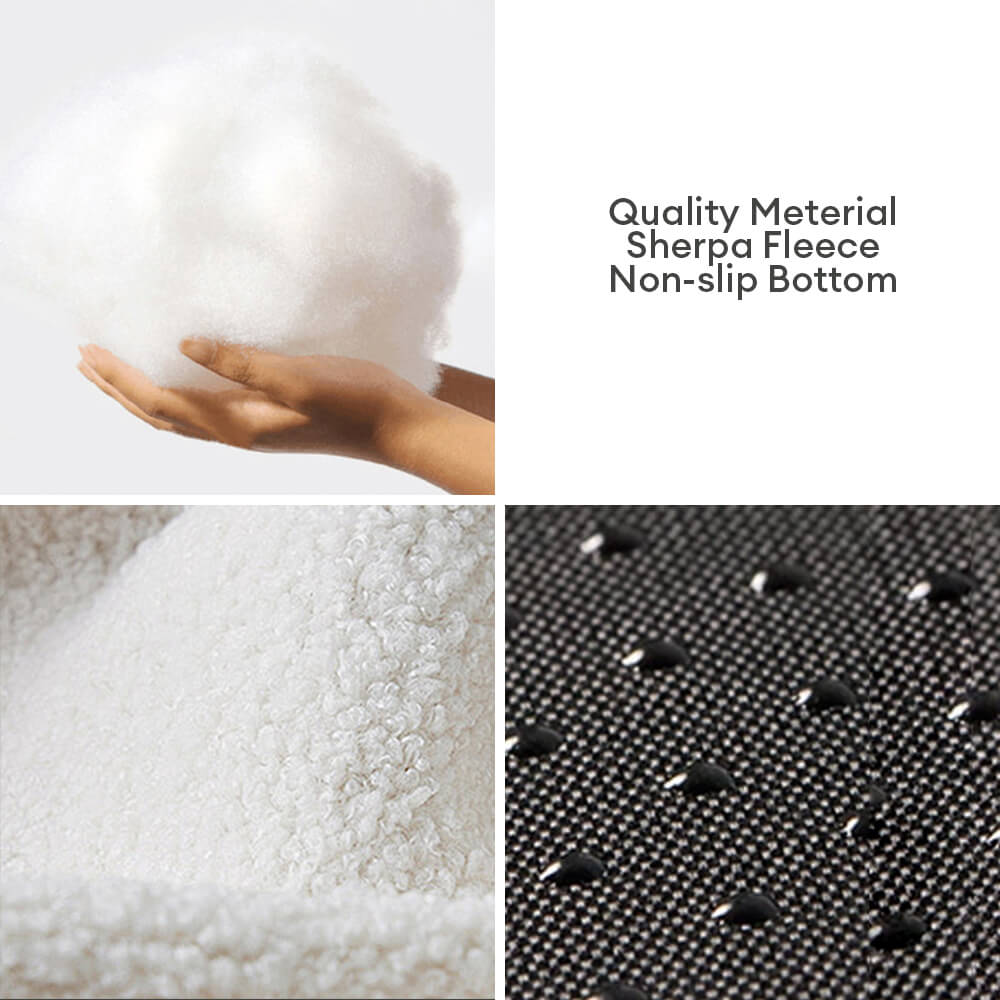 Hjemix | Blomst Varme Full Support Vaskbar Dekorasjon Hund & Katt Seng