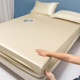 Hjemix | Ensfarget Silky Cooling 100s Lyocell Fitted Sheet Madrassbeskytter