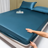 Hjemix | Ensfarget Silky Cooling 100s Lyocell Fitted Sheet Madrassbeskytter