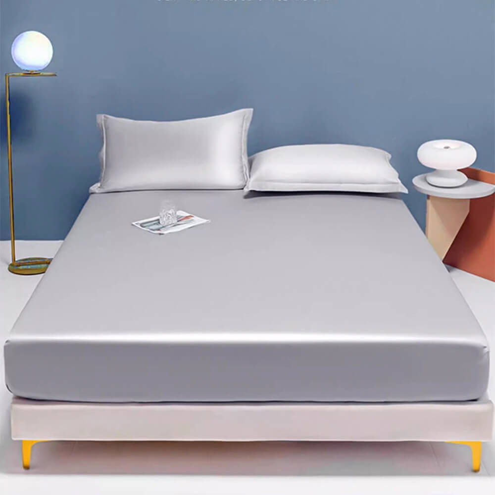 Hjemix | Ensfarget Silky Cooling 100s Lyocell Fitted Sheet Madrassbeskytter
