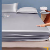 Hjemix | Ensfarget Silky Cooling 100s Lyocell Fitted Sheet Madrassbeskytter