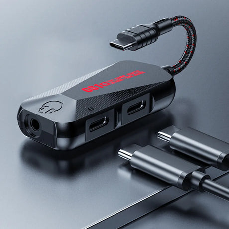 Hjemix | Multifunksjonell Hi-Res Mobil Gaming 3 i 1 Lightning Adapter