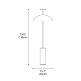 Hjemix | No-a Gulvlampe 15.7"