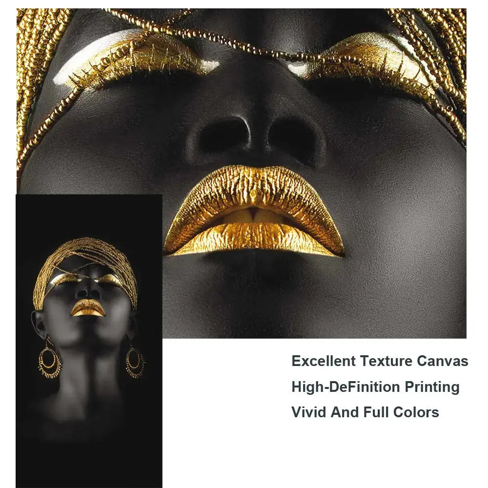 Hjemix | Golden Lady lerretkunst