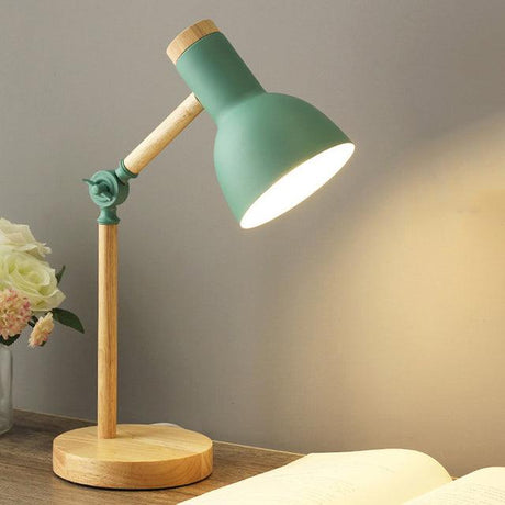 Hjemix | Nordisk Skrivebordslampe Laget av Tre