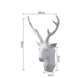 Hjemix | Magnificent | 3D-Hjort Hode Vegg Dekorasjon