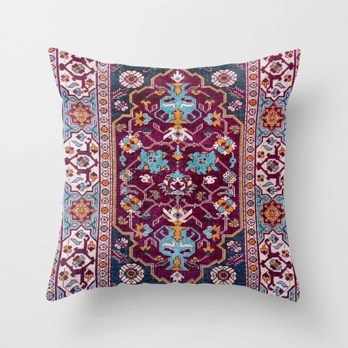 Hjemix | Nordisk putetrekk i marokkansk stil, indisk boho luksus stue soverom putetrekk, lumbar pute, hjemmeinnredning