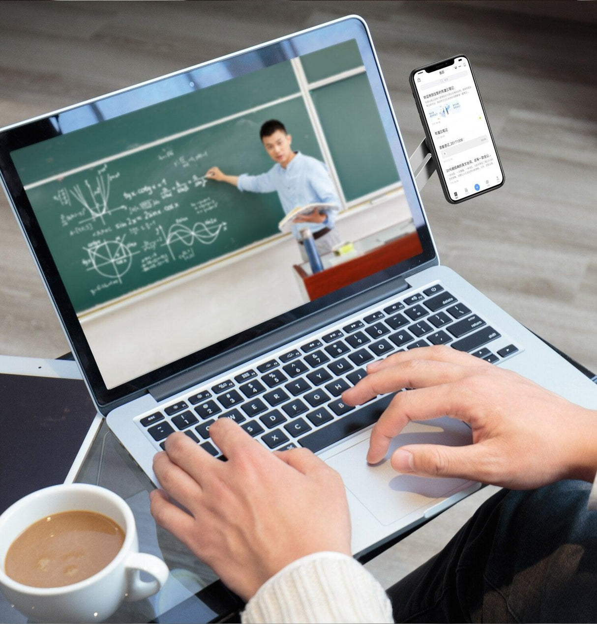 Hjemix | Laptop Side Holder for the Phone