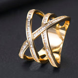 Hjemix | Monaco Design Luksuriøs Statement Stabil Ring For Kvinner