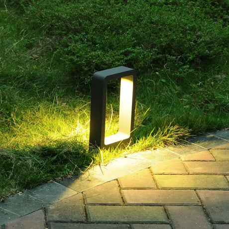Hjemix | 15W LED hagen lampe: aluminiumstolpe lampe for utendørs gårdsplass, villa landskapsbelysning