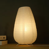 Hjemix | Japansk Wabi-Sabi Stil Rispapir Sylinderlampe