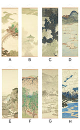Hjemix | Japansk Ou-Mi Ukiyoe Rulleskrifts Plakat Landskaps Veggkunst Bilder Stue Vintage Maleri Landhus Innredning