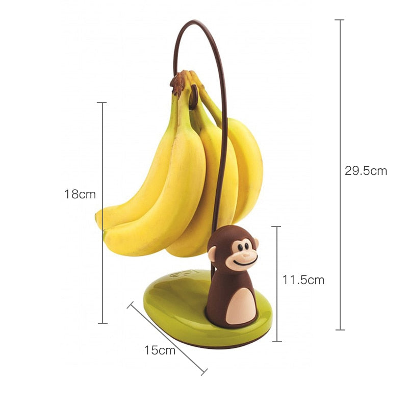 Hjemix | Monkey Shape Kjøkken Banan Henger Stativ