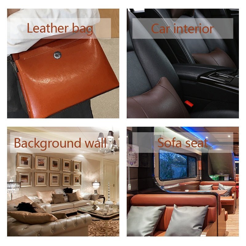 Hjemix | Selvklebende Kunstskinn Reparasjonssett