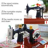 Hjemix | Mini Craft Retro Symaskin Dekor